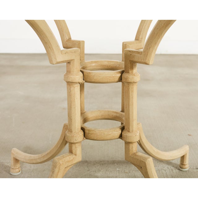 Metal Brown Jordan Labeled Neoclassical Style Garden Dining Suite For Sale - Image 7 of 18