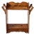 Antique Pine Washstand With Towel Bars and Two Shelves For Sale