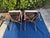 Vintage Hammered Iron Scroll Arm Lounge Chairs With Brass Finials, a Pair For Sale - Image 13 of 18