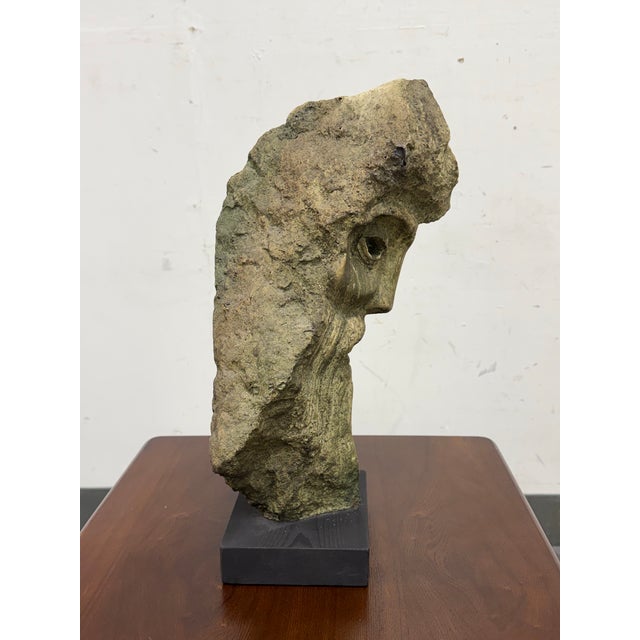 Resin Figural Head Sculpture For Sale In San Francisco - Image 6 of 12