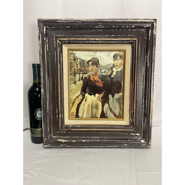 Impressionist Two Maids in Amsterdam — After Isaac Israëls, C. 1894 — Hand-Textured Fine Art Print For Sale - Image 3 of 12