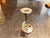 Brutalist silvered bronze candlestick in good condition I have official proof of authenticity such as vintage catalogs,...