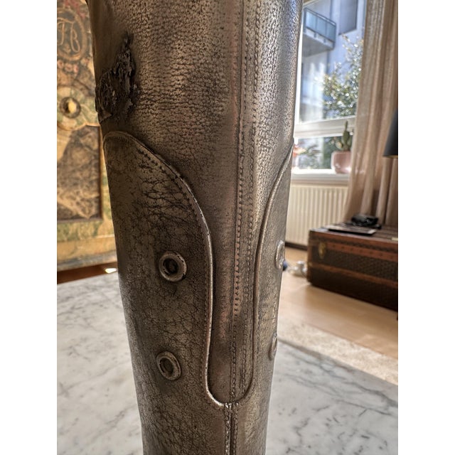 Mid-20th Century Industrial Turkish Metal Boot Mold For Sale - Image 10 of 14