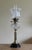 Art Nouveau Oil Lamp with Hand Blown, Etched Glass Shade and Duplex Burner, 1890s For Sale - Image 3 of 13