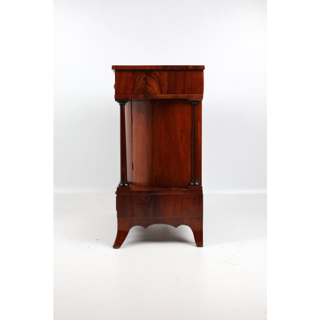 Biedermeier Trumeau Cabinet in Mahogany, 1820s For Sale - Image 12 of 14