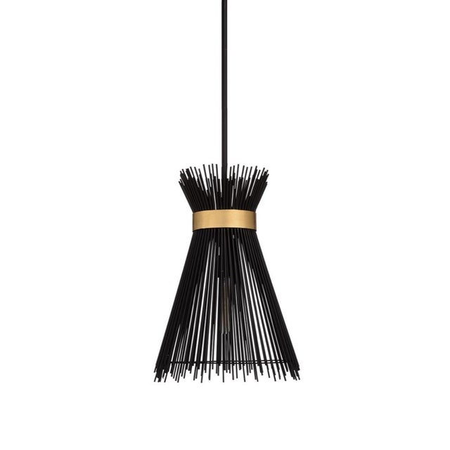 Contemporary Wildwood Quimby Iron Pendant For Sale - Image 3 of 3