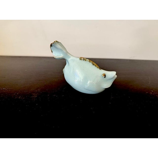 KIM KI-CHUL 김기철 (B.1935) South Korea A celadon Porcelain Water Dropper in the shape of a fish. Republic period...