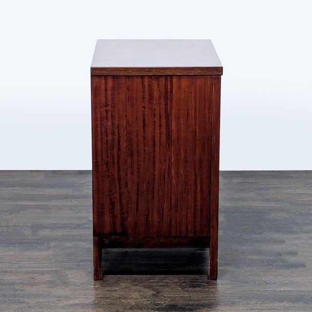2000 - 2009 Ligna Furniture Two Drawer Nightstand With Open Shelf For Sale - Image 5 of 10