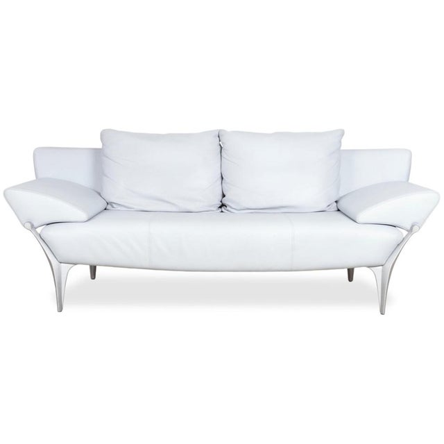 Leather 1600 Two-Seater Sofa with Manual Function from Rolf Benz For Sale - Image 13 of 13