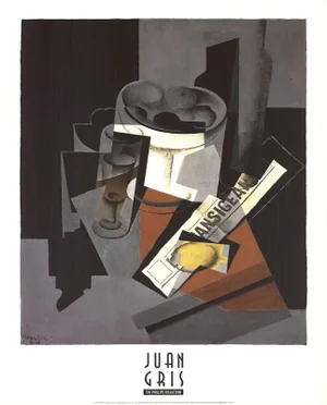 1993 Juan Gris Still Life With Newspaper Lithograph