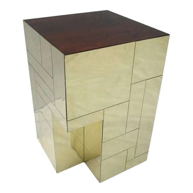 1970s Paul Evans Cityscape Side Table For Sale