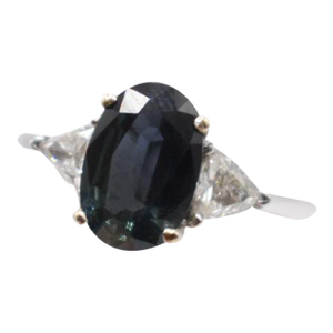 Mid 20th Century Palermo Sapphire Ring, Size 7.25