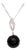 Tahitian Pearl Diamond Pendant 18k Gold Certified For Sale