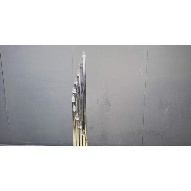 Modern Vintage Chrome Floor Lamp by Goffredo Reggiani, 1970s For Sale - Image 3 of 13