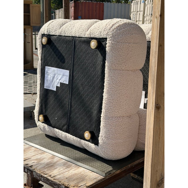 Cream Modern Contemporary Cream 4pc Rove Concepts Belia Modular Sofa Sectional For Sale - Image 8 of 16