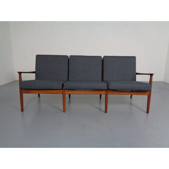 Wood Danish Teak Armchairs & Sofa by Svend Aage Eriksen for Glostrup, 1960s, Set of 3 For Sale - Image 7 of 18