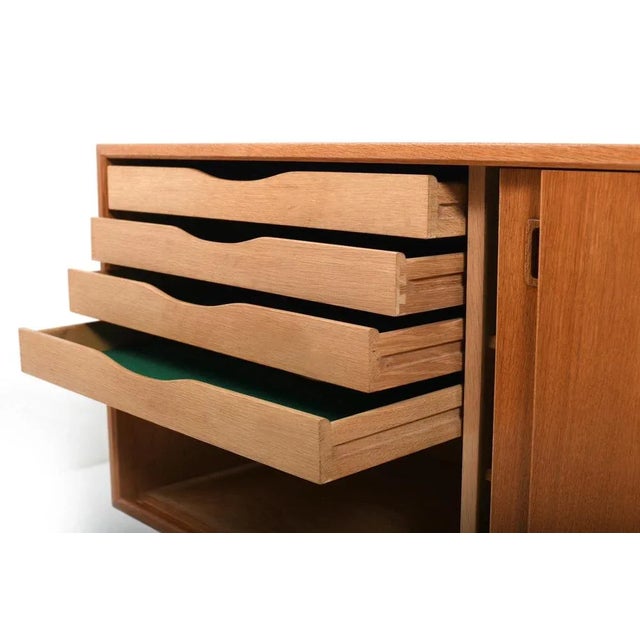 1960s Model No. 21 Sideboard in Oak by Omann Jun, 1960s For Sale - Image 5 of 11