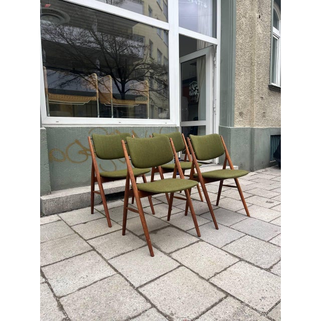 Mid-Century Teak Chairs, Denmark, Set of 4 For Sale - Image 10 of 10