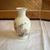 Miniature Vintage White Ceramic Asian Vase With Floral Details For Sale - Image 4 of 7