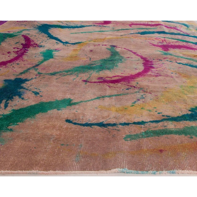 Early 21st Century Daliesque Abstract Modern Wool Rug by Doris Leslie Blau For Sale - Image 5 of 9