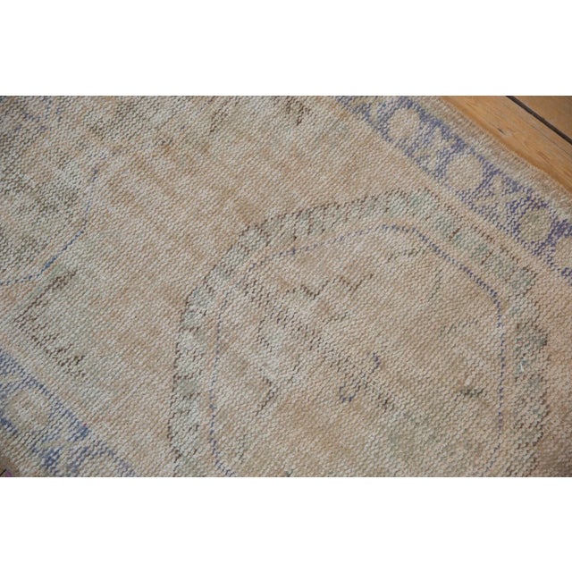 Textile Vintage Distressed Oushak Rug - 2'8" X 4'8" For Sale - Image 7 of 9