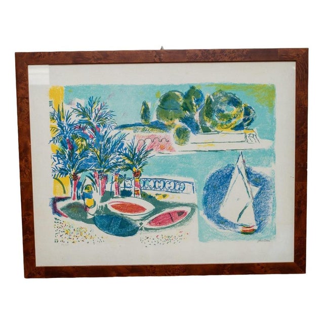 Enrico Paolucci, Beach Motif, 20th Century, Vintage Lithograph For Sale - Image 12 of 12