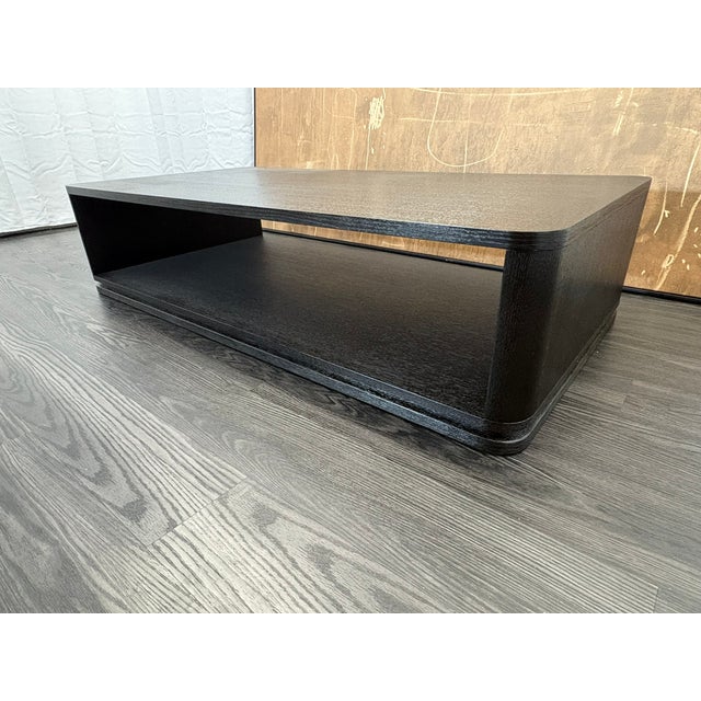 Rh Ligné Open Rectangular Coffee Table – 64" American White Oak | Architectural Open Plinth Design | Julie Lawrence Collection For Sale - Image 16 of 18