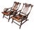 Vintage Chinoiserie Mother-of-Pearl Moon Gazing Recliner Chairs, Pair For Sale