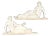 Early 20th Century Stucco Sculptures Depicting Nude Female Figures, Italy, 1920s, Set of 2 For Sale