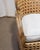 Wood Art Deco Revival French Cane & Rattan Club Chair, C. 1980s For Sale - Image 7 of 15
