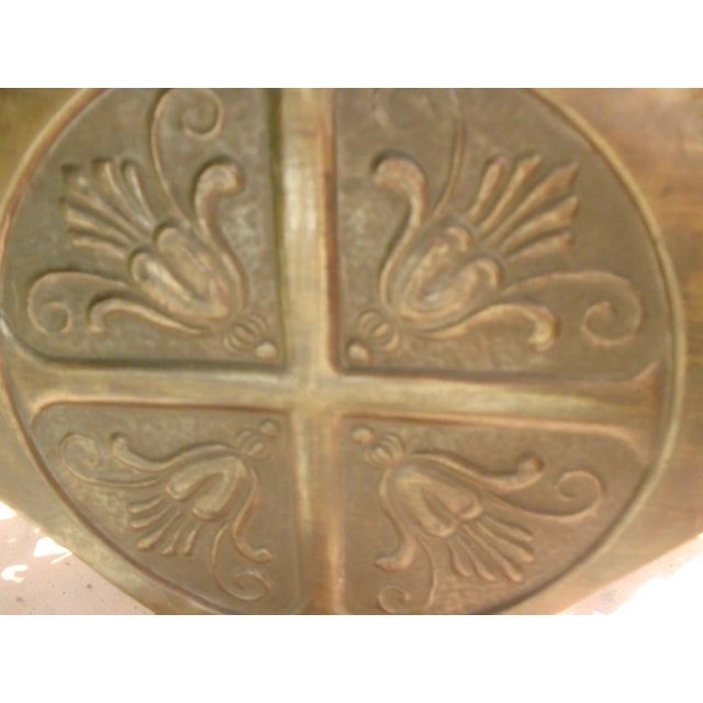 Antique Lidded Box in Brass Sheet with Embossing, 1890s For Sale - Image 4 of 18