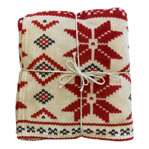 Discontinued Lauren Ralph Lauren Blanket Southwestern Throw Fleece Aztec Burnt Red