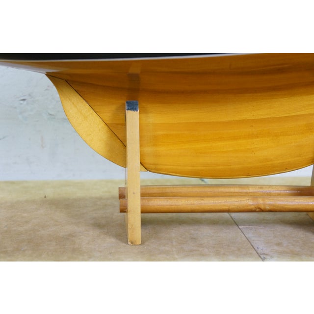 White Vintage Columbia Americas Cup Nautical Sailboat Yacht Model 47" For Sale - Image 8 of 18