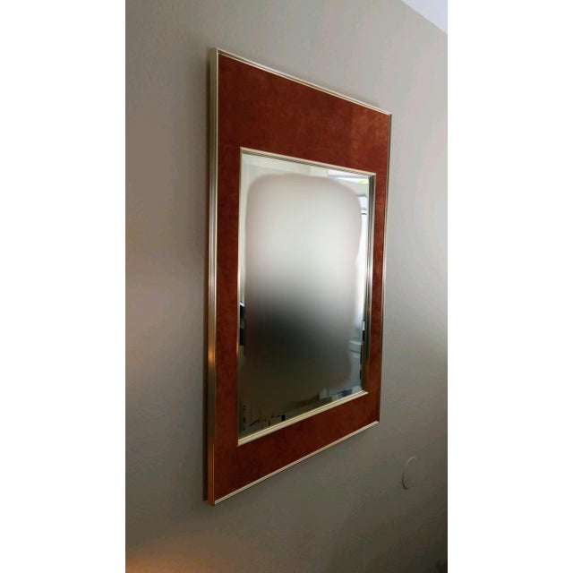 1950s Vintage La Barge Suede Mirror Chairish