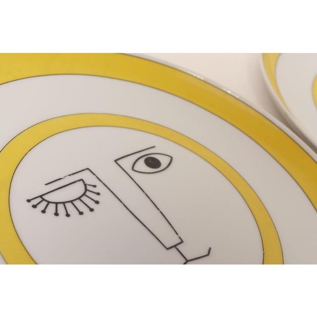 Set of Five Vintage Taste Setter Collection Winking Lion Plates by Sigma Italy For Sale - Image 9 of 13