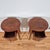 Wood 2000s Petite Oval Cherry & Burl Wood Inlay Traditional Side Tables Nightstands W/ Single Drawers, a Pair For Sale - Image 7 of 12