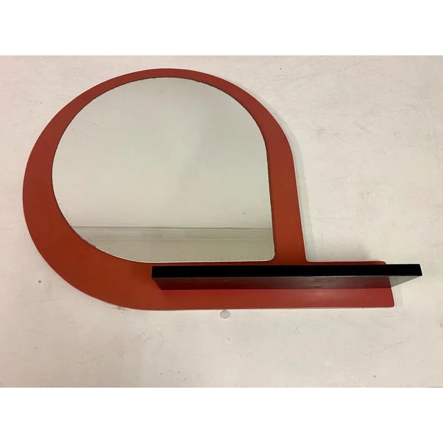 Set of Postmodern Bench and Mirror, 1980s For Sale - Image 6 of 11