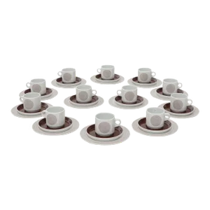Mid 20th Century Porcelain Rosenthal Tea Coffee Set for Twelve- 36 Pieces