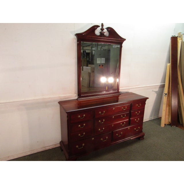 Pennsylvania House Solid Cherry Dresser With Mirror Chairish