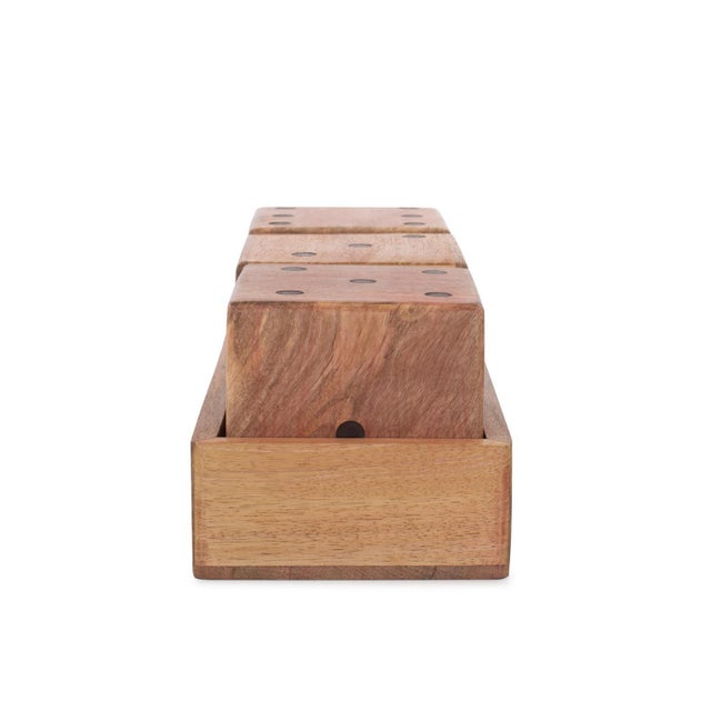 2020s Lady Luck Wooden Dice Set and Tray For Sale - Image 5 of 8