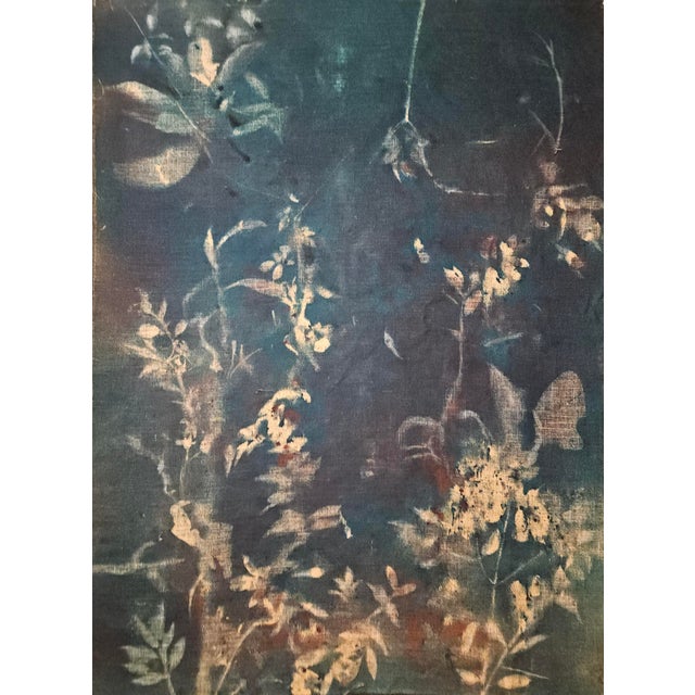 Rf5556 2020 double-sided ink canvas 150x200x1 unique work made on jute canvas with ink and acrylic colors representation...