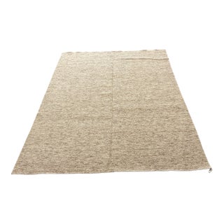 9ft X 12ft Modern Design Textured Neutral Area Rug For Sale