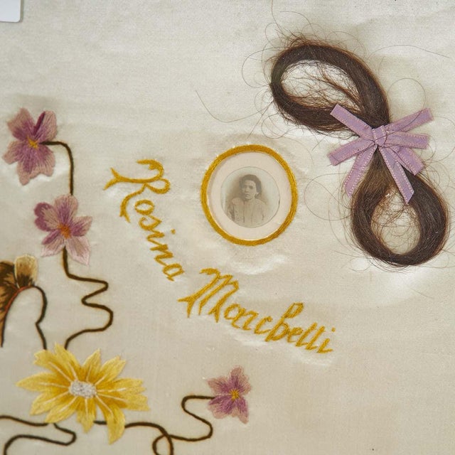 Votive Embroidery Artwork Flowers