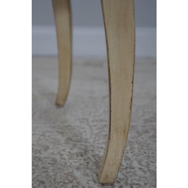 Wood 1990s Italian Continental Style 2 Drawer Painted Commode Chest For Sale - Image 7 of 17