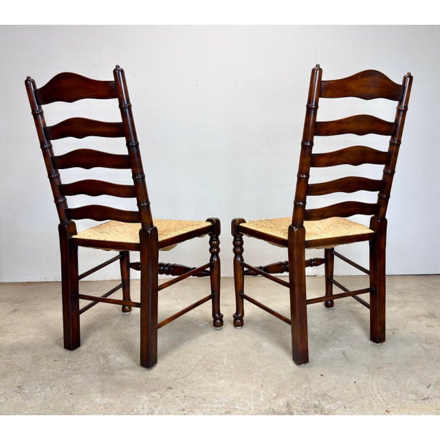 Set of 6 Theodore Alexander Castle Bromwich English Style Dining Room Chairs For Sale In New York - Image 6 of 12