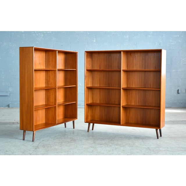 Scandinavian Midcentury Teak Bookcases by Bertil Fridhagen for Bodafors