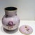 Late 20th Century Vintage Cloisonné Enamel Pale Pink Rose Lidded Ginger Jar For Sale - Image 5 of 8
