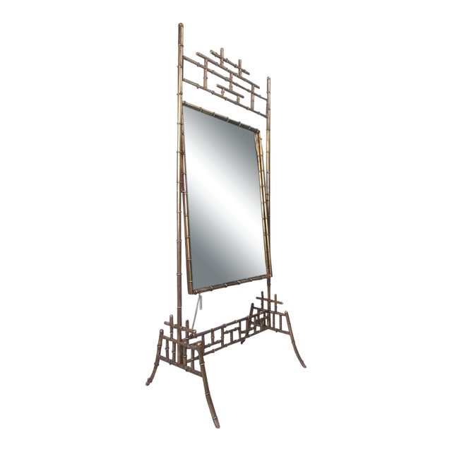 Bamboo Style Full Length Dressing Mirror Chairish