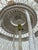 Vintage White Wicker Floor Lamp With Tiered Dome Shade For Sale - Image 12 of 14