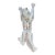 French Desvres Faience Figural Cat Wall Pocket Vase or Bouquetière by Geo Martel For Sale